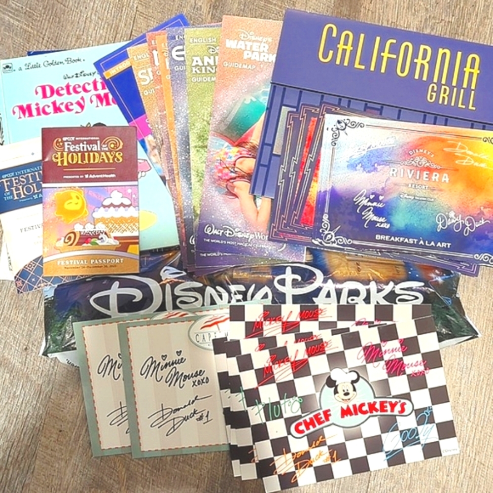 Disney Autograph Cards (leaving shop)